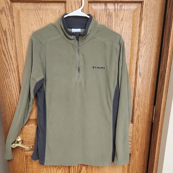 Columbia Other - Columbia Olive Green and Charcoal Fleece Pullover